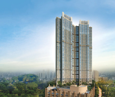 Celestia Spaces — luxury 2 and 3 BHK twin-tower apartments in Sewri, South Mumbai with Eastern Harbour views, starting at ₹3.6 Cr