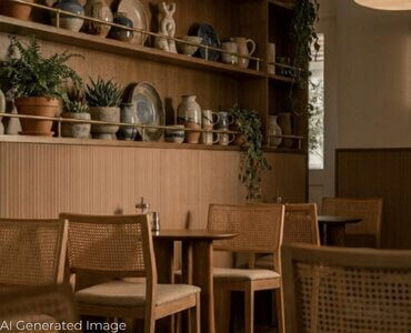 Cafe with Library